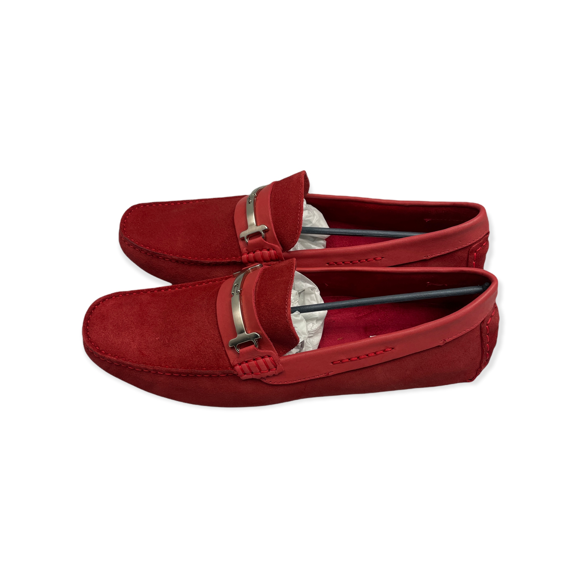 

Półbuty męskie Steve Madden Harwich Red Suede 45