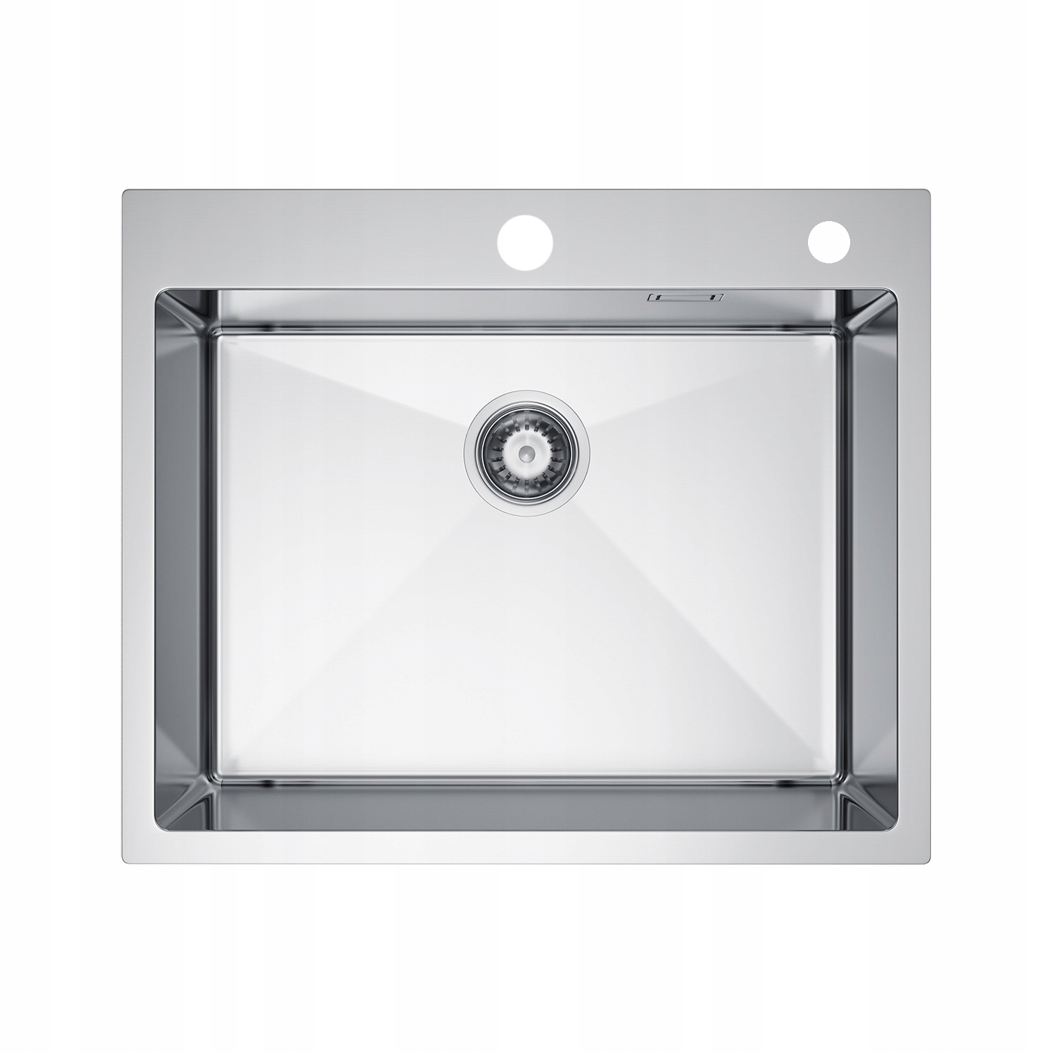 Kuchyňský dřez 60x50 Ocel Inox se sifonem a dávkovačem