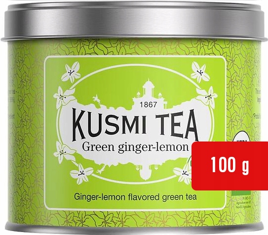 Levně Zelený čaj Kusmi Ginger Lemon Citron Zázvor na prochladnutí řeky