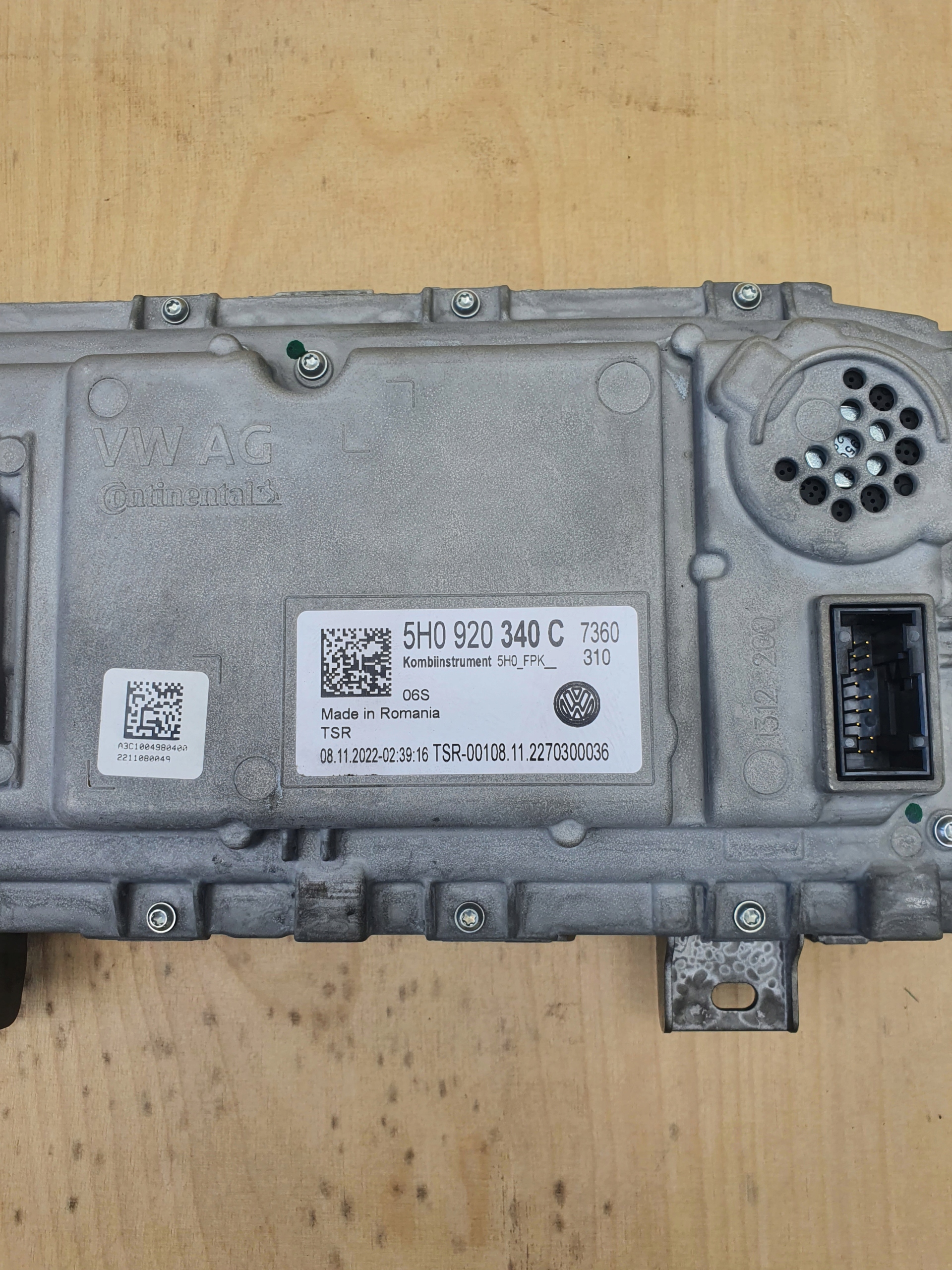vw Golf 8 спидометр 5H0920340 C