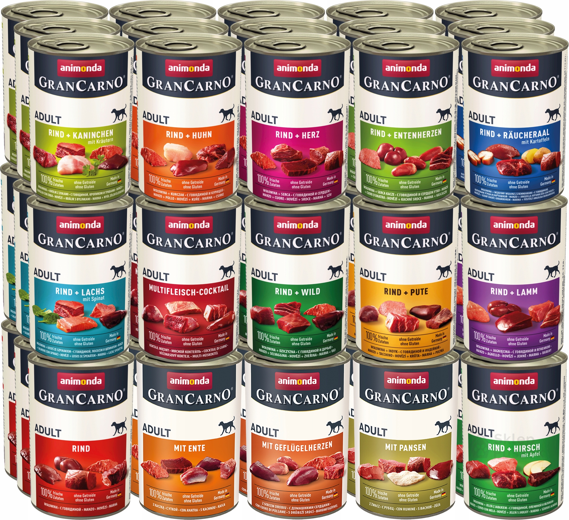 Animonda GranCarno MIX příchutí Set 400 g x 45