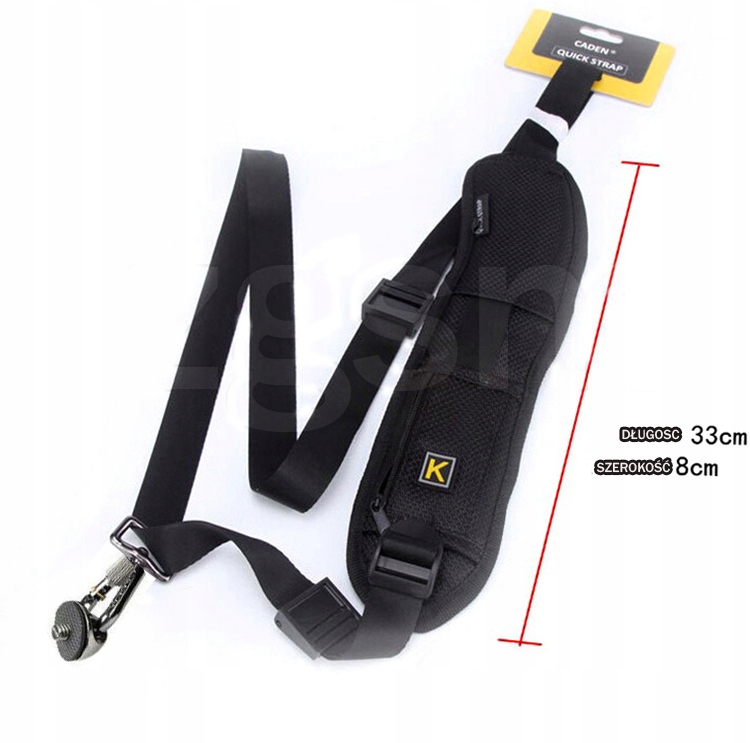 PASEK NARAMIENNY do CANON EOS 5D Mark III 3 Mk 3 Kolor czarny