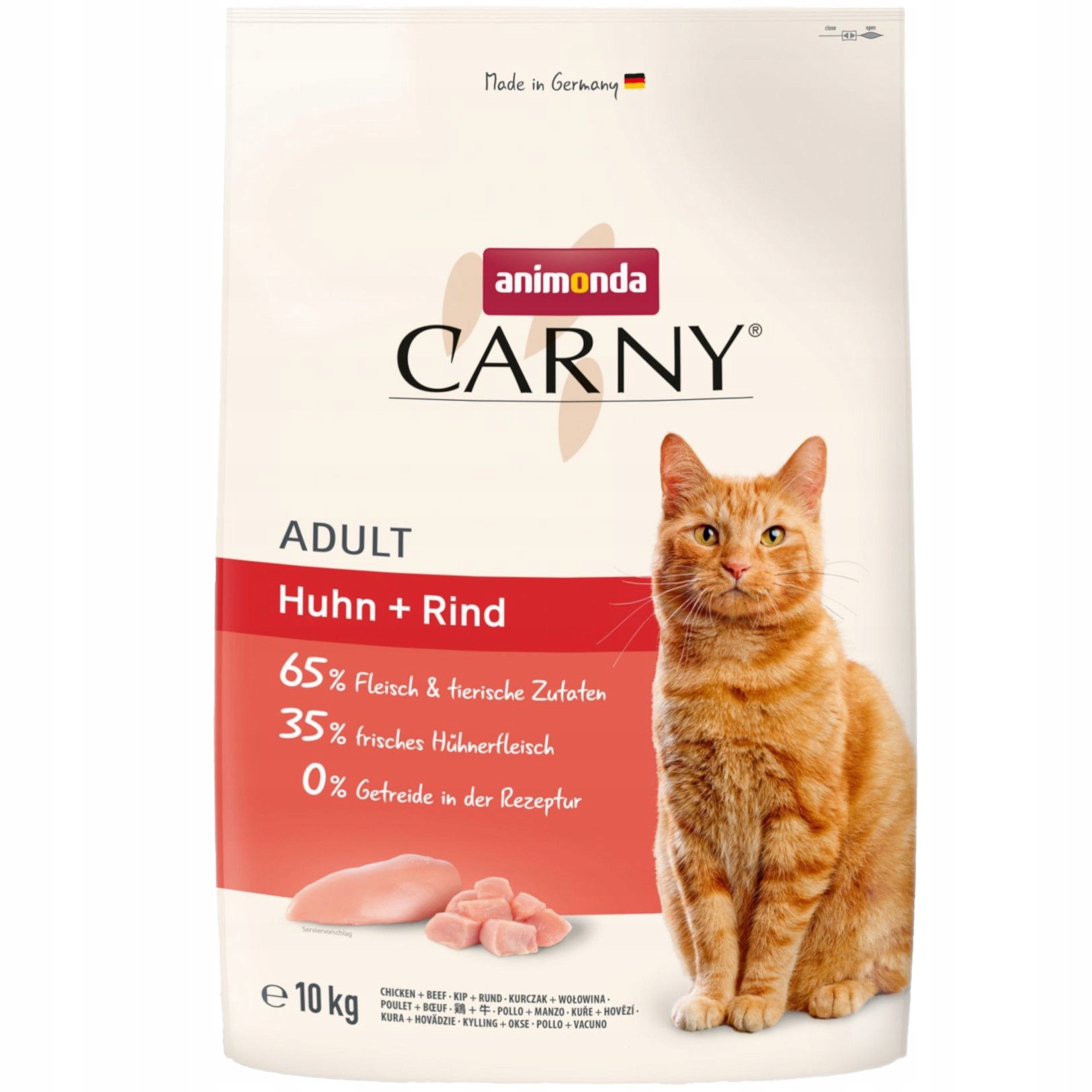 Animonda Carny Adult Suché krmivo pro kočky 10 kg Kuře hovězí maso