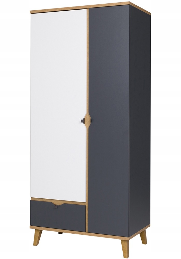 

meble szafa półki drążek szuflada nóżki Memone 10