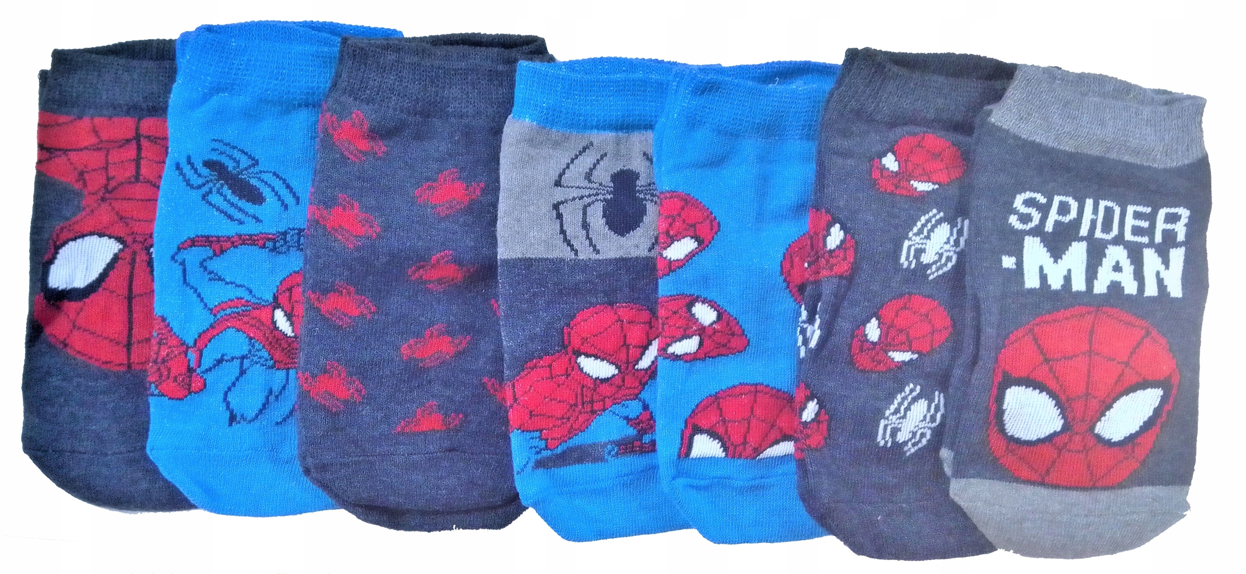 

Spider Man skarpetk stopki chłop. 7 par 27/30