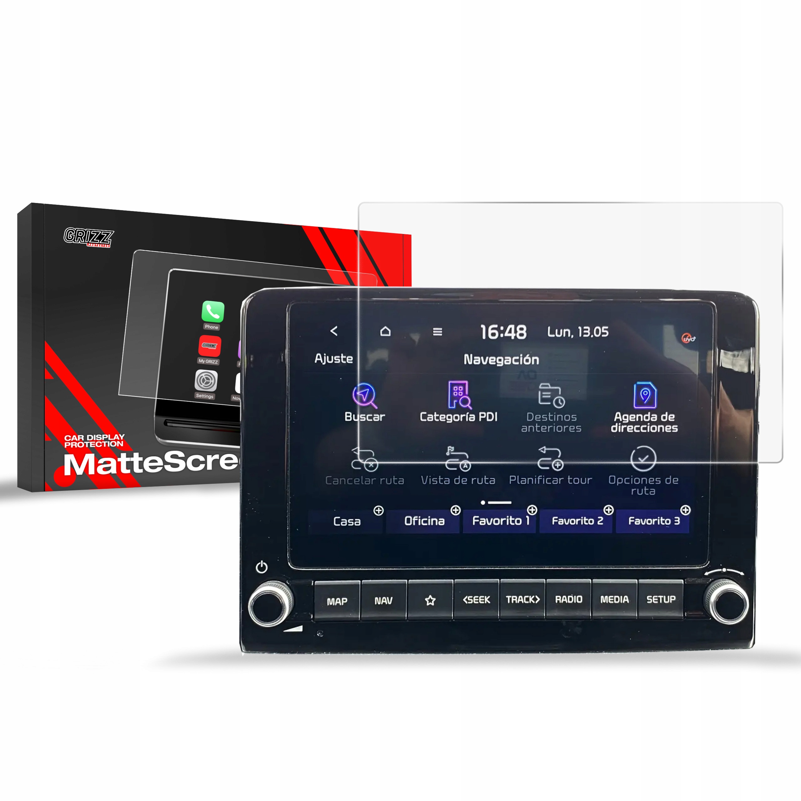 Fólie na displej (matná), Kia Stonic, 2022- , Display 8"