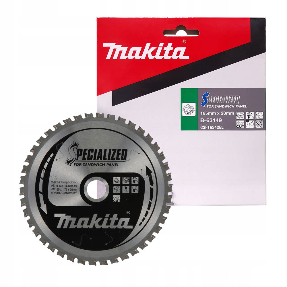 Makita Kotoučová Pila 160x20mm 42-ZUBŮ, Vrstvené Desky