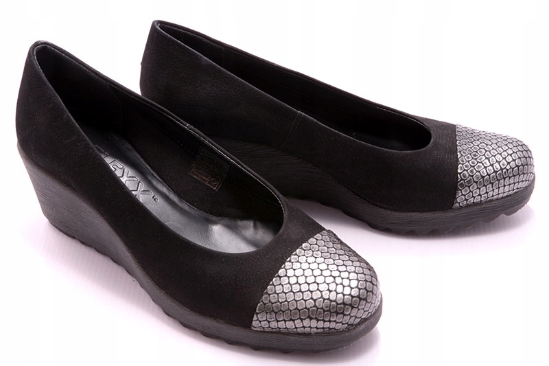 Flexx 14455/23 Dámské Polobotky Balerínky Picachoo Koturn černé