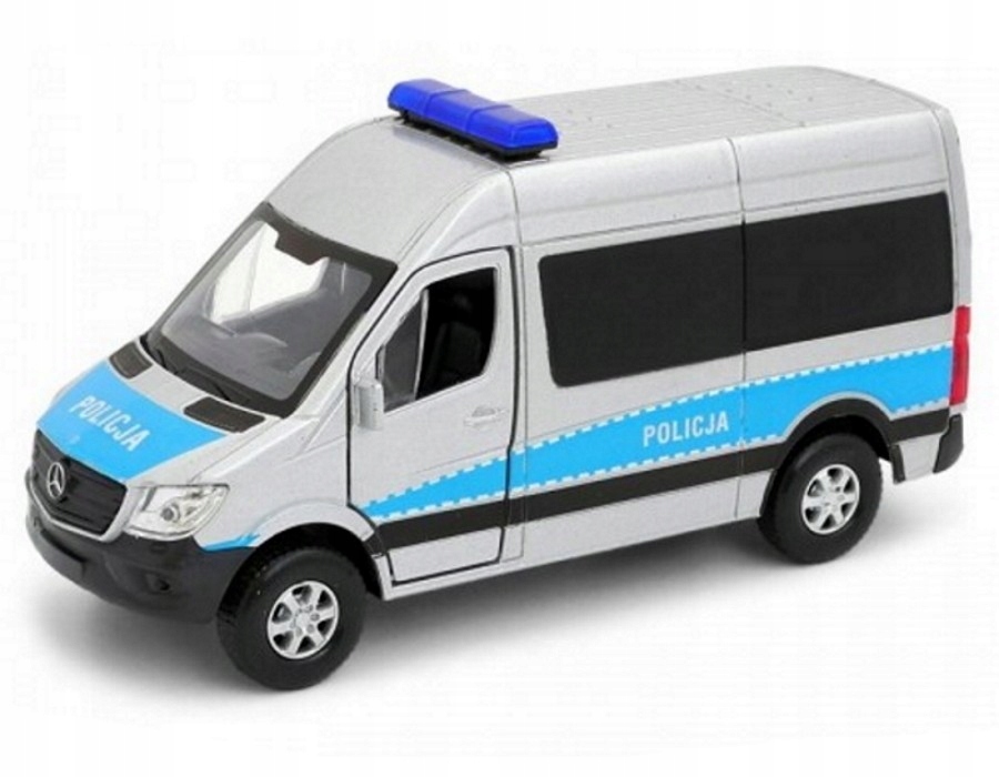 MERCEDES BENZ SPRINTER MODEL WELLY 1:34 POLICJA