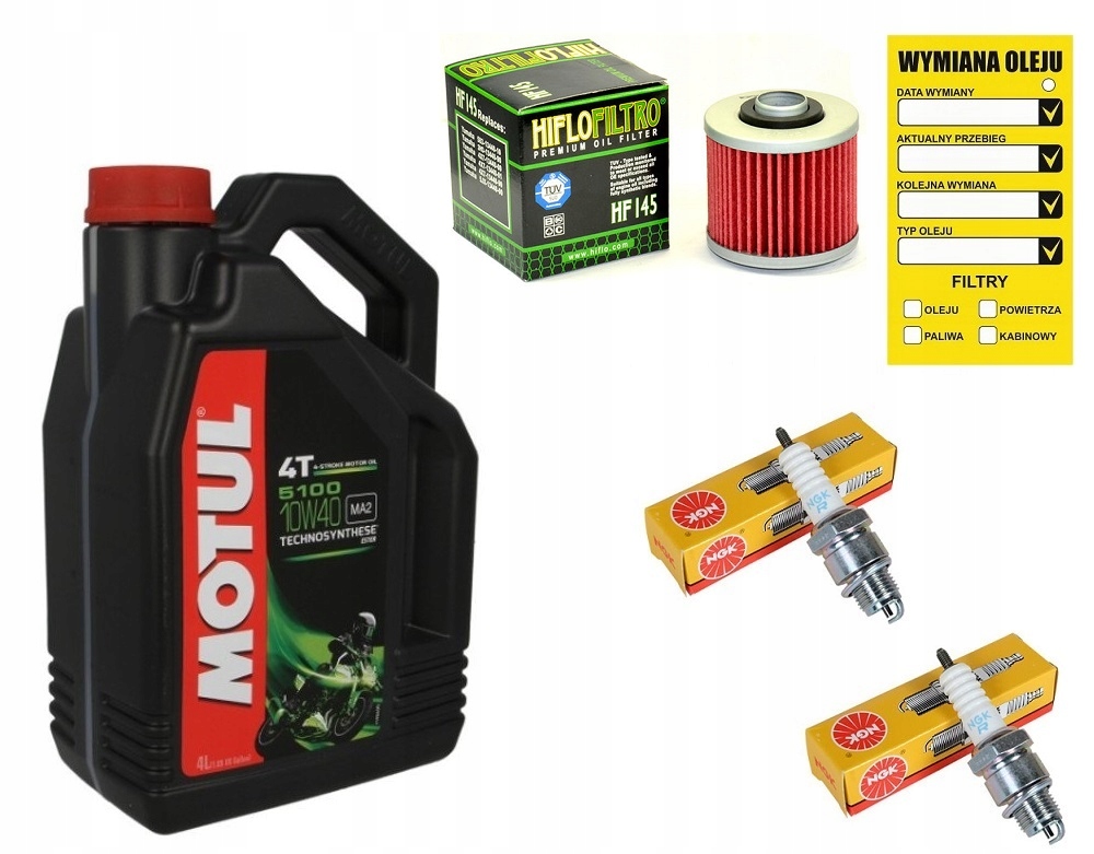 YAMAHA TDM 850 OLEJ MOTUL + FILTR + ŚWIECE NGK