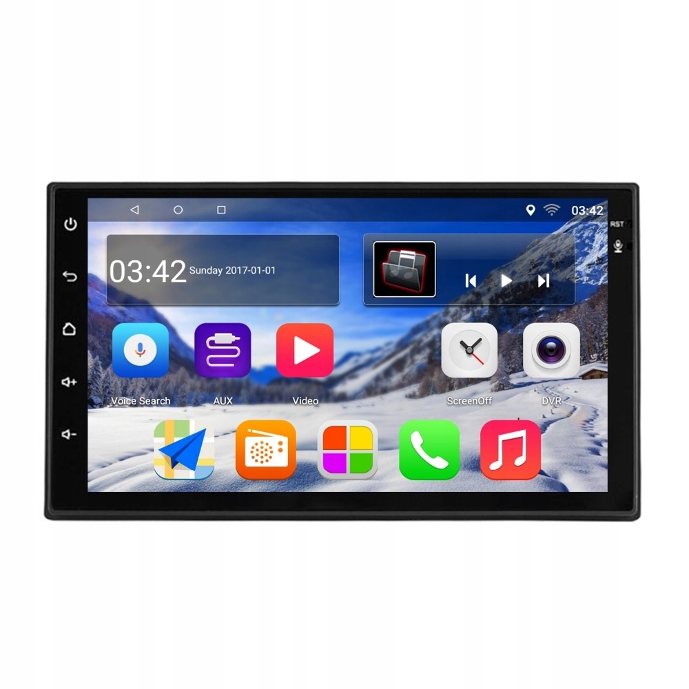 Navigace Radio Auto 7' Gps Bluetooth Led WiFi Usb