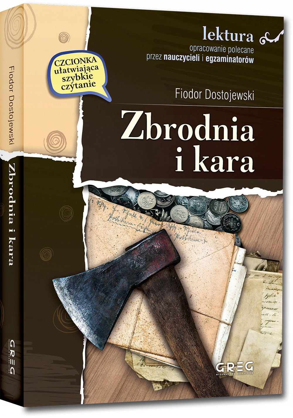 Zbrodnia I Kara Fiodor Dostojewski Br Lektura Lice