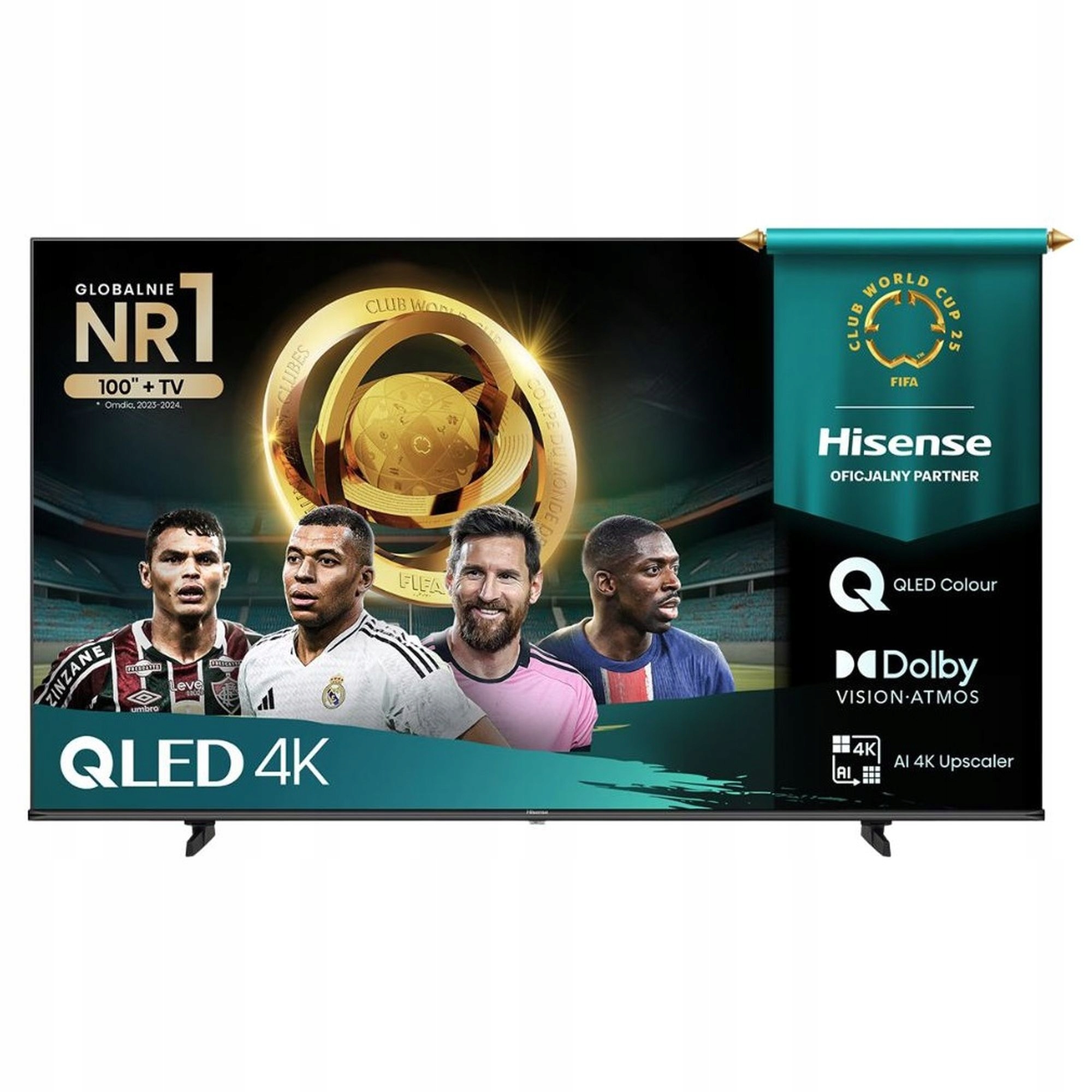 Televízor Hisense 43E7Q 43" Qled 4H Uhd SmartTV Vidda Hdr 60Hz čierny