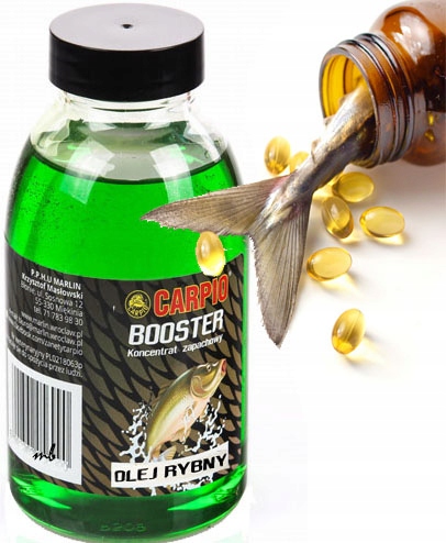 Booster Dopalacz Carpio Olej Rybny Dip 250 ml WrocłaW