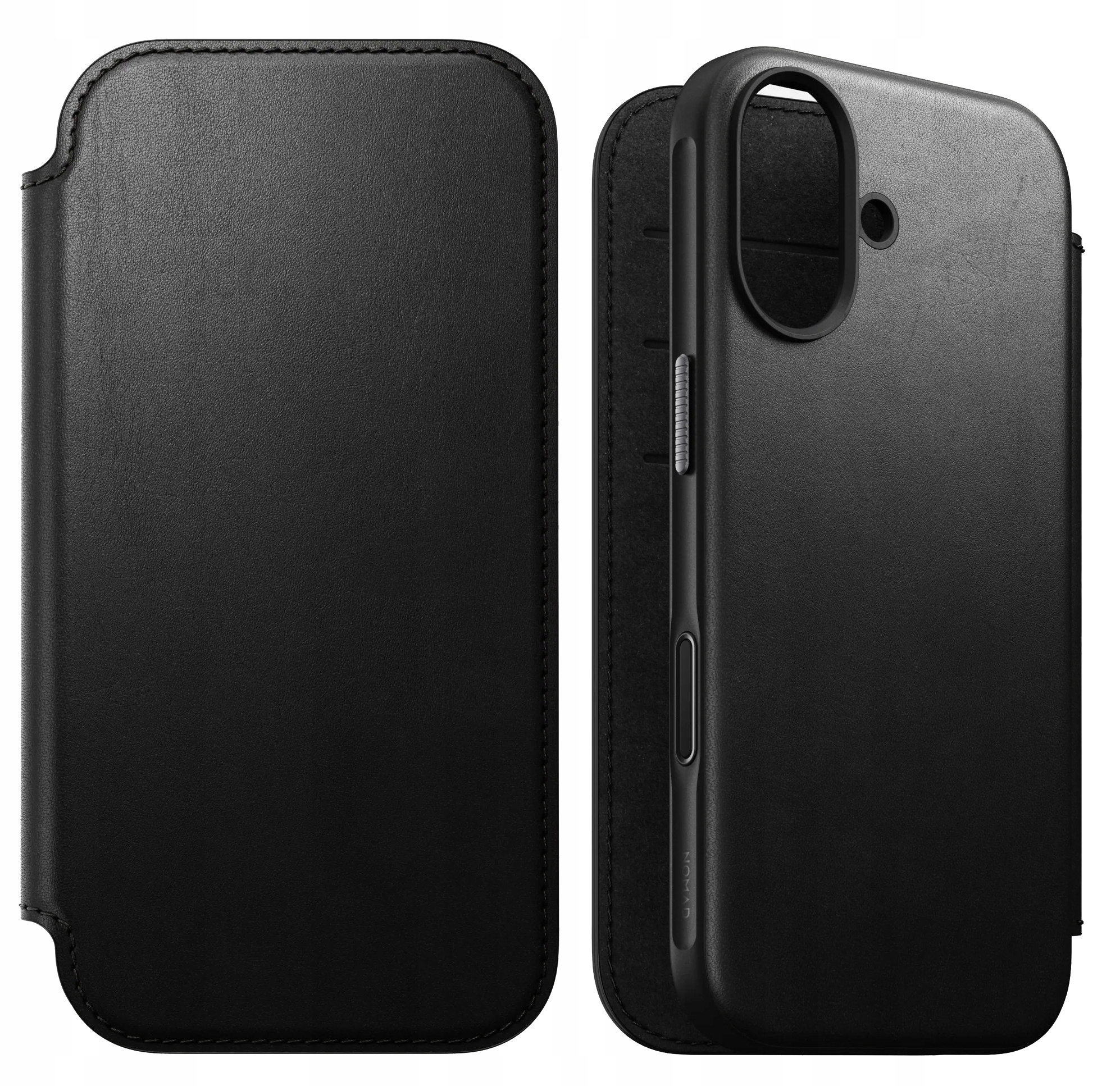 Nomad Modern Leather Folio MagSafe, kožené puzdro, puzdro, kniha pre iPhone 17