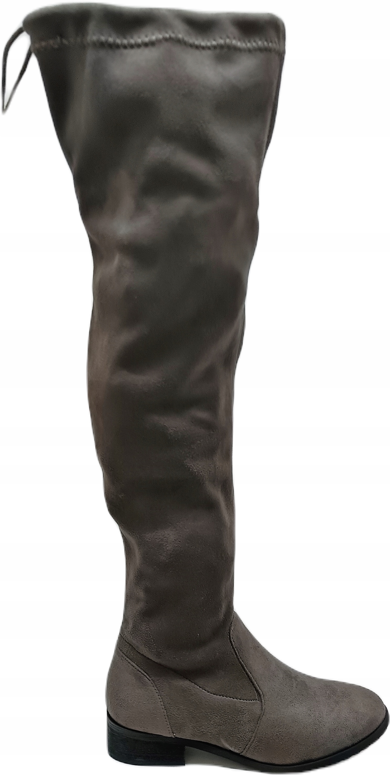 Strečové kozačky za koleno M.daszyński MR1602-13 šedé r37