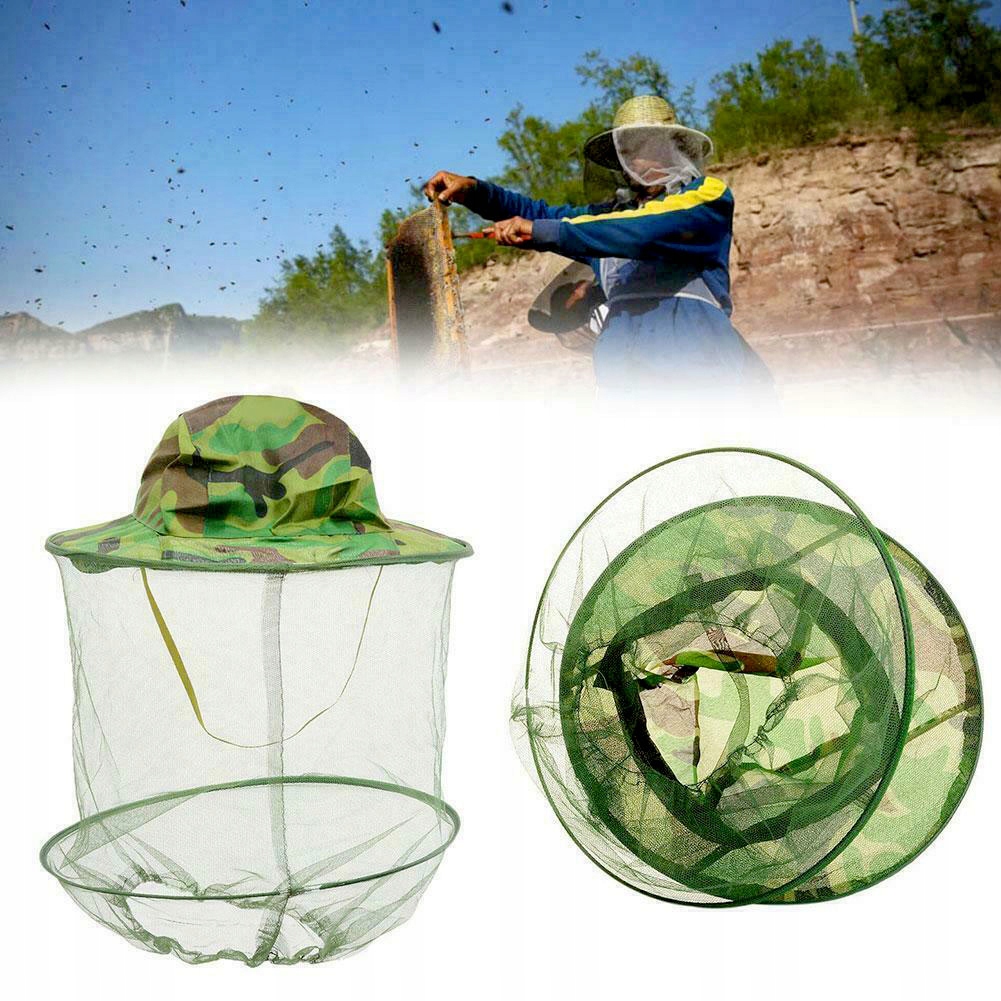 KAPELUSZ SKŁADANY PSZCZELARSKI WĘDKARSKI MORO Z MOSKITIERĄ NA KOMARY OWADY Stan opakowania oryginalne