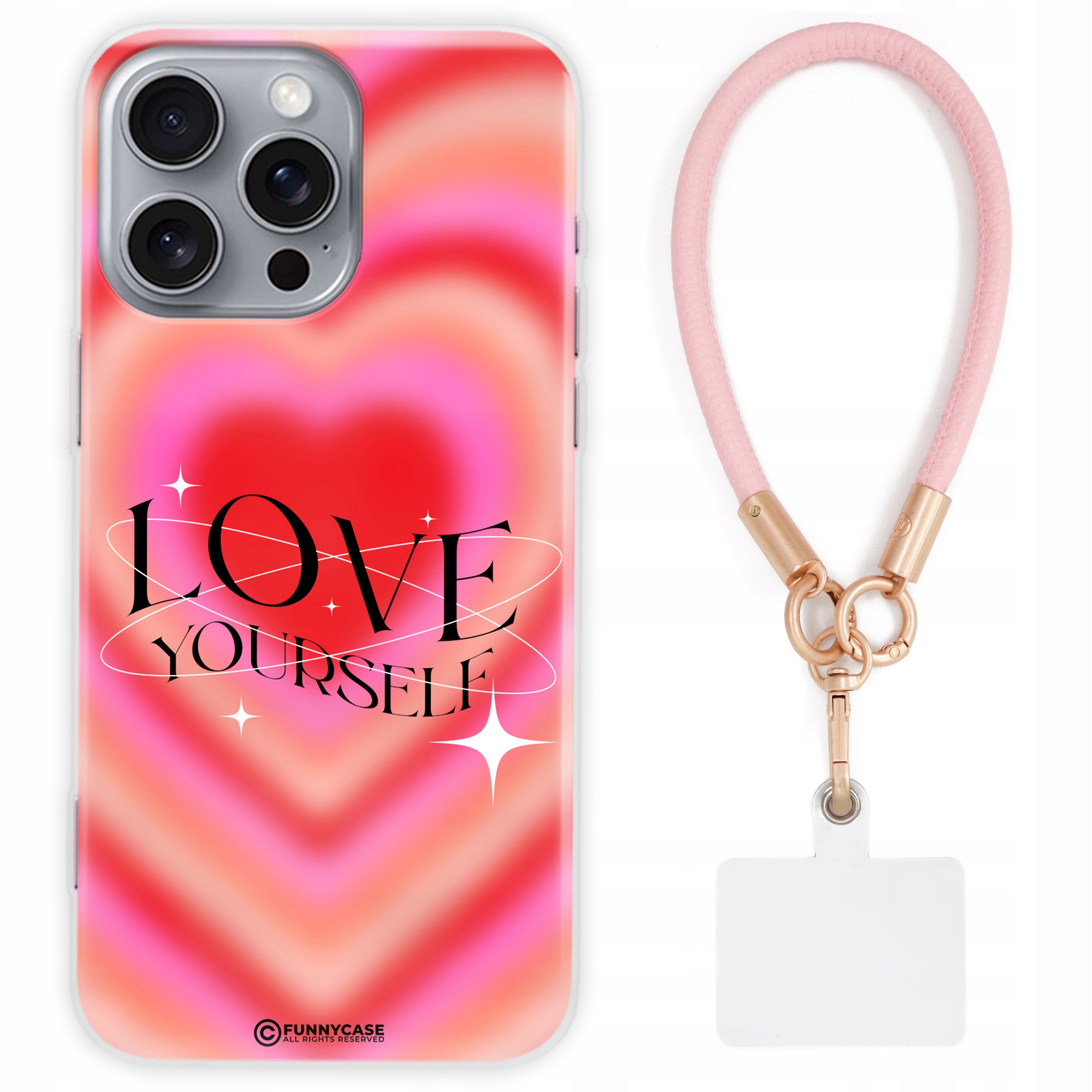 Pouzdro Pro Iphone 16 Pro Max Case Ženské Afirmace Růží Kožené Vodítko Vzory