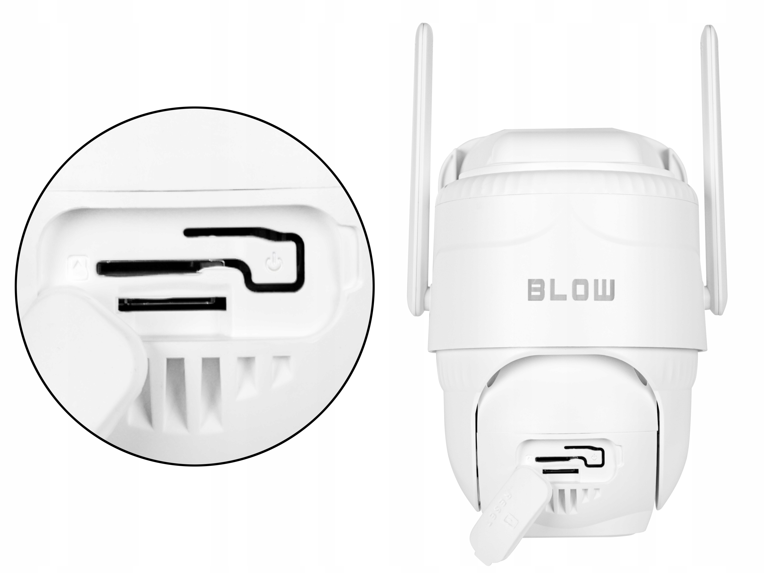 KAMERA 3MP 4G SOLARNA LTE SIM GSM NA KARTĘ ZEWNĘTRZNA OBROTOWA IP66 PIR LED Marka Blow