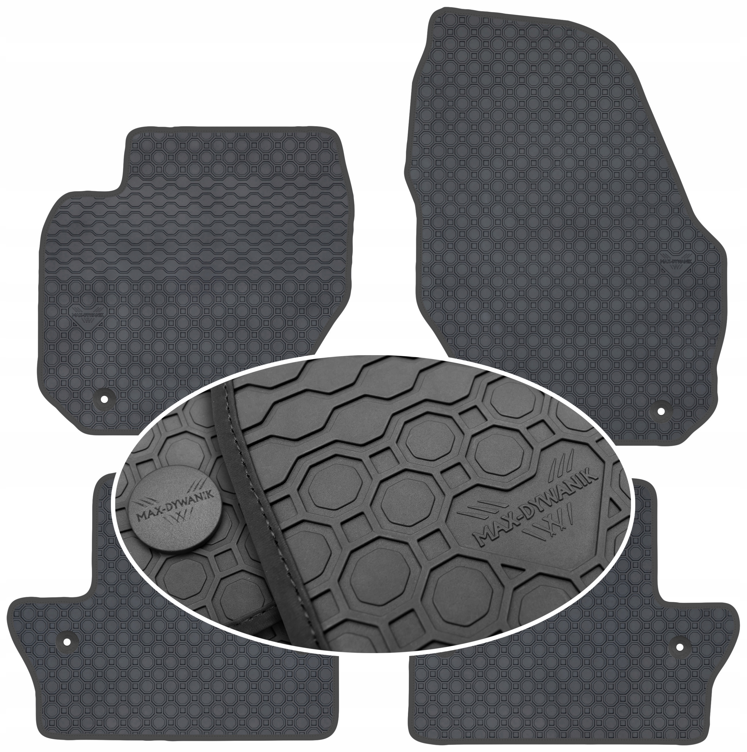 Volvo V60 I 2011-2018 Koberce Čierne