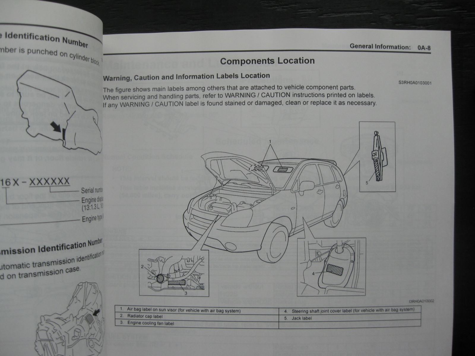 SUZUKI LIANA КНИЖКА РЕМОНТА SUZUKI LIANA RH416 фото 4