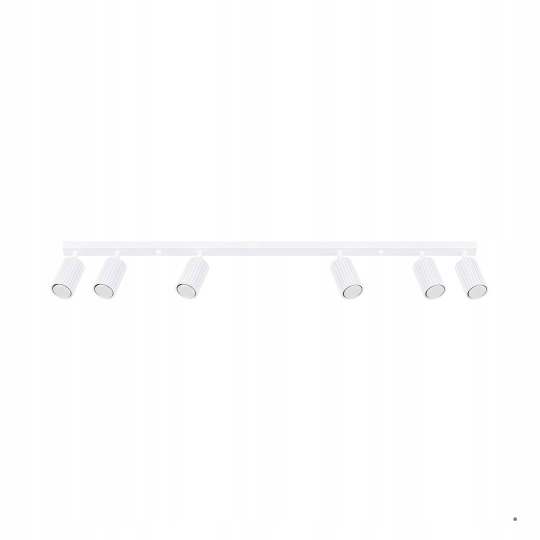 Plafon Karbon 6L biały Sollux Lighting
