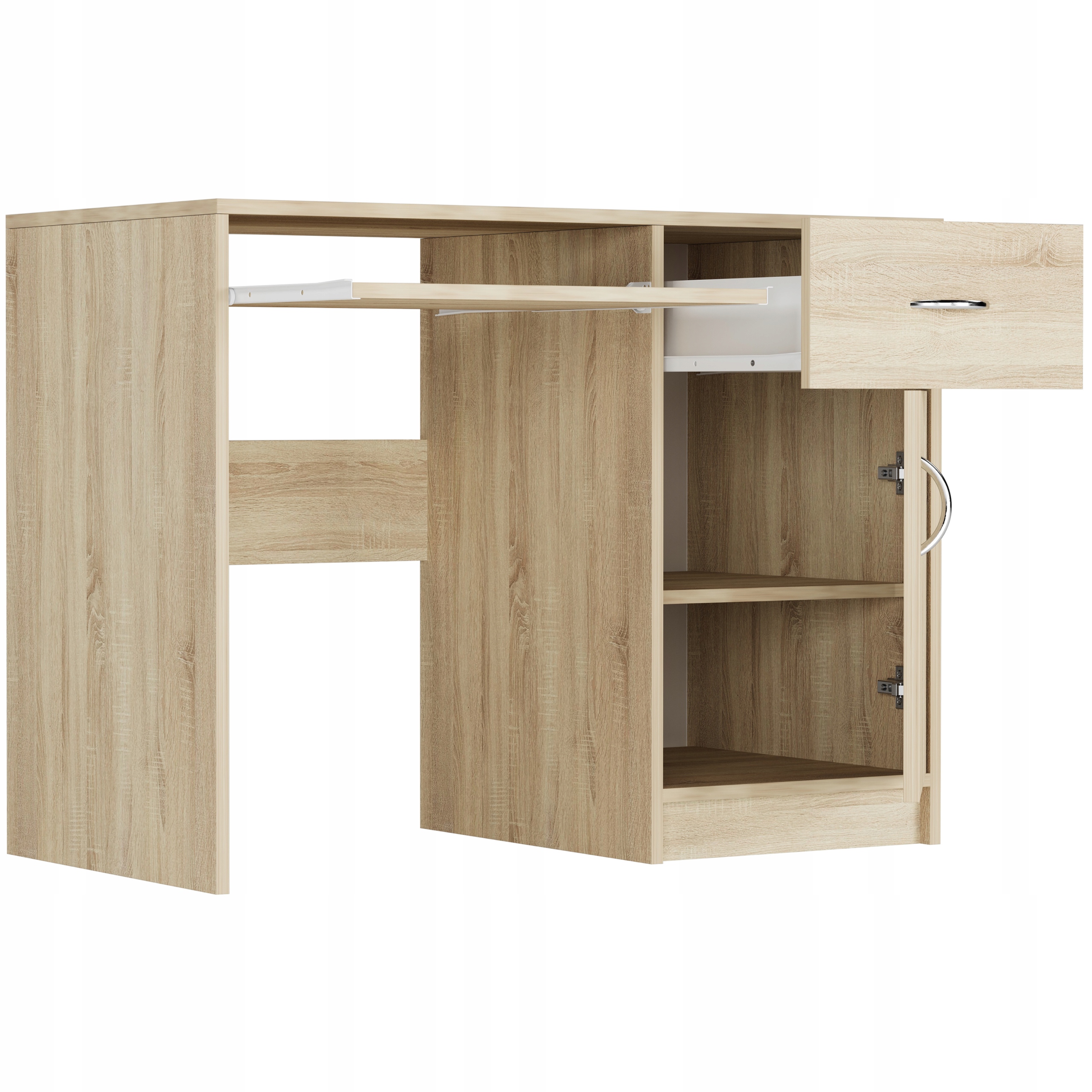 BIURKO KOMPUTEROWE 100CM STOLIK LAPTOP N-9 SONOMA