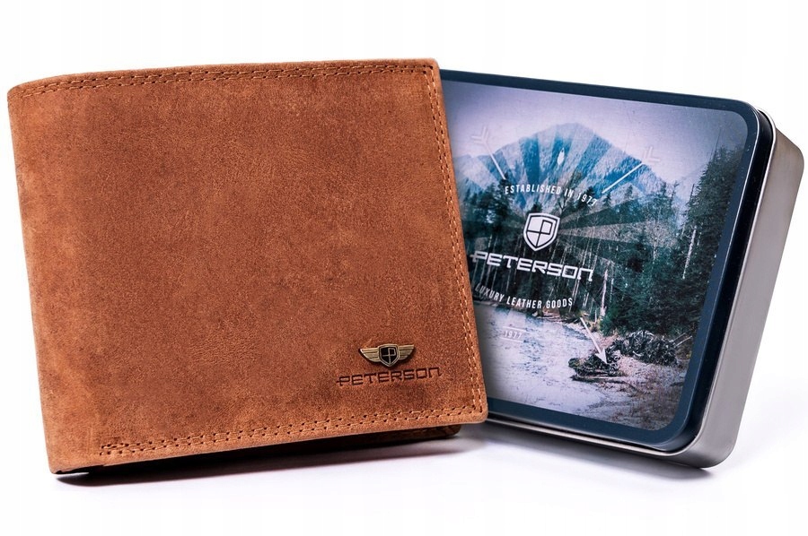 Kožená pánská peněženka na doklad o registraci Luma