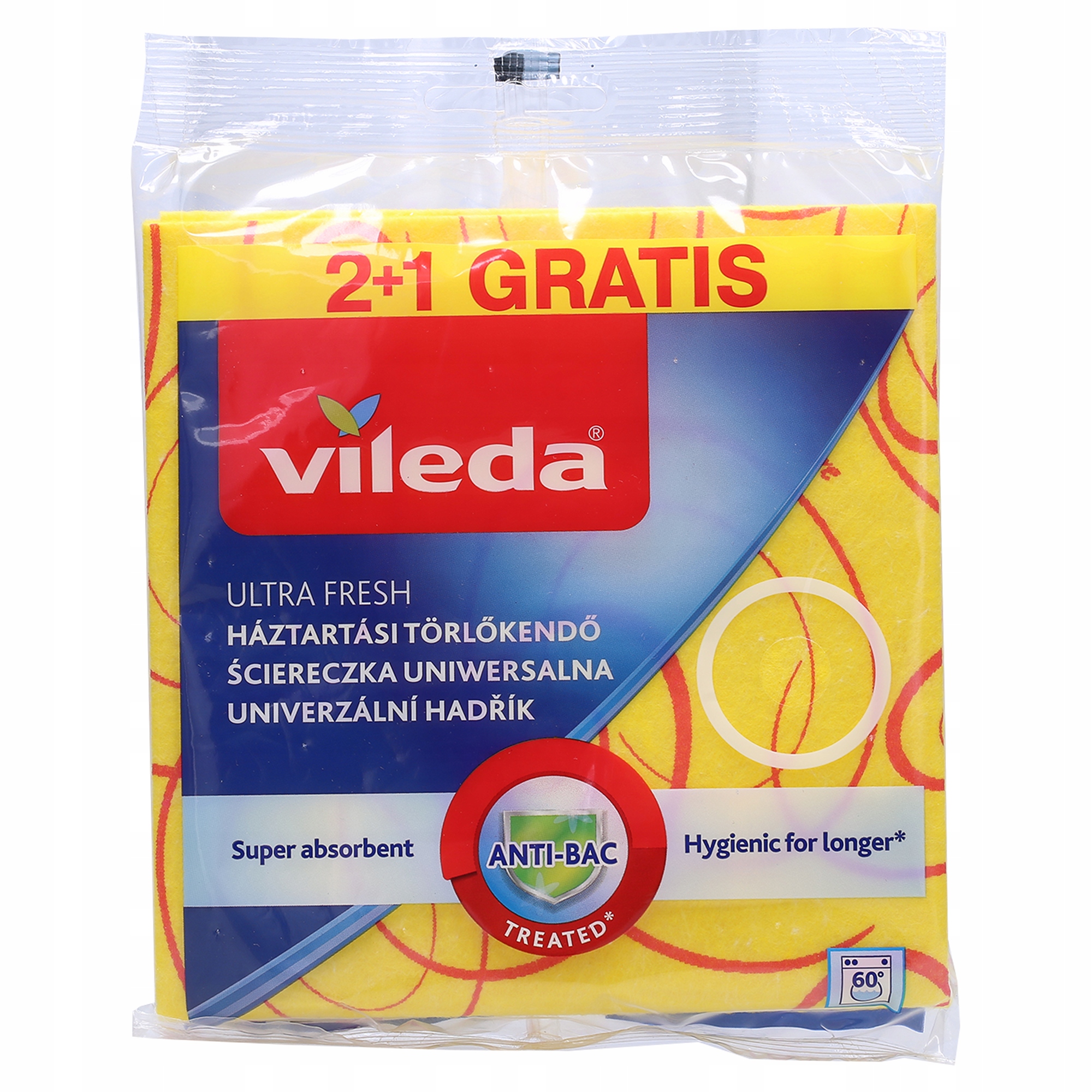 

Vileda Ściereczka Uniwersalna z jonami srebra 2+1