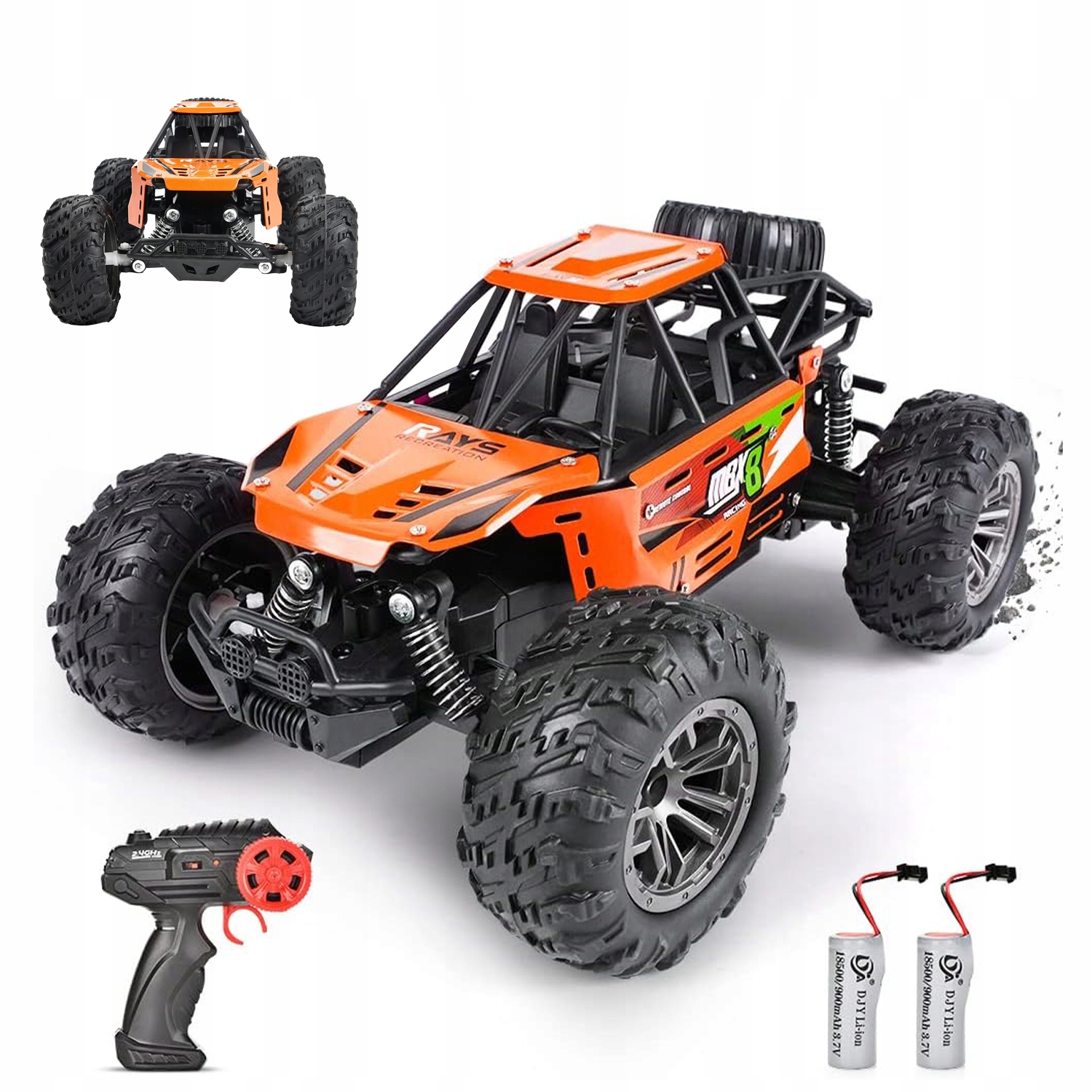 Auto Na Dálkové Ovládání 2,4 Ghz 1:16 Rc Terénní Hračka Pro Děti