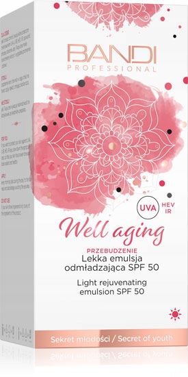 BANDI WELL AGING LEKKA EMULSJA ODMŁADZAJĄCA SPF 50 Kod producenta CX16