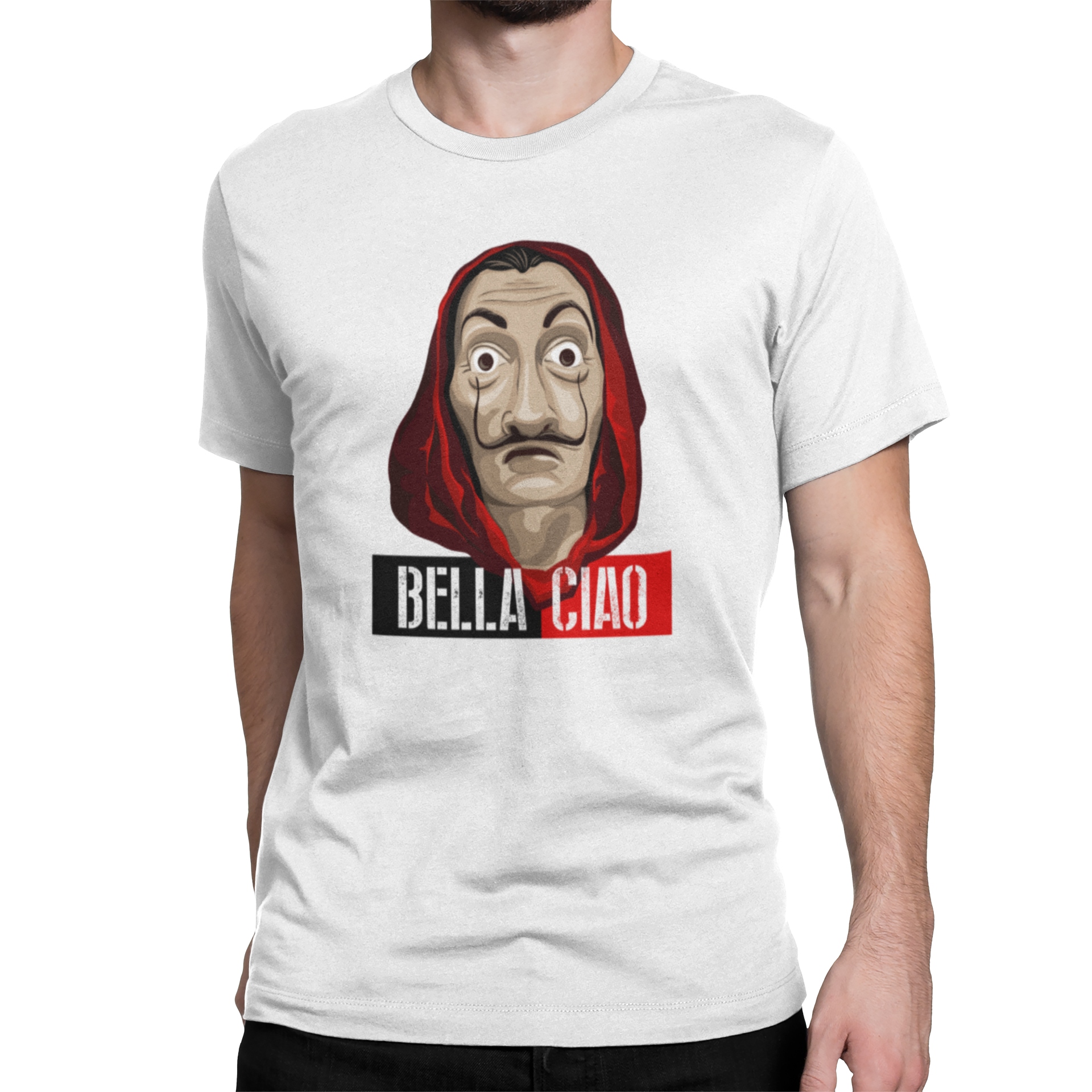 

Koszulka Bella Ciao Dom Z Papieru biała roz.XXL