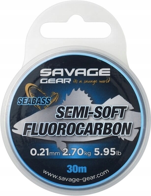 Savage Gear Fluorocarbon Semi-Soft 0.25mm/30m