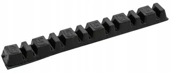 Motocyklové lepené závaží olovo 2,5 g 5 g Černé