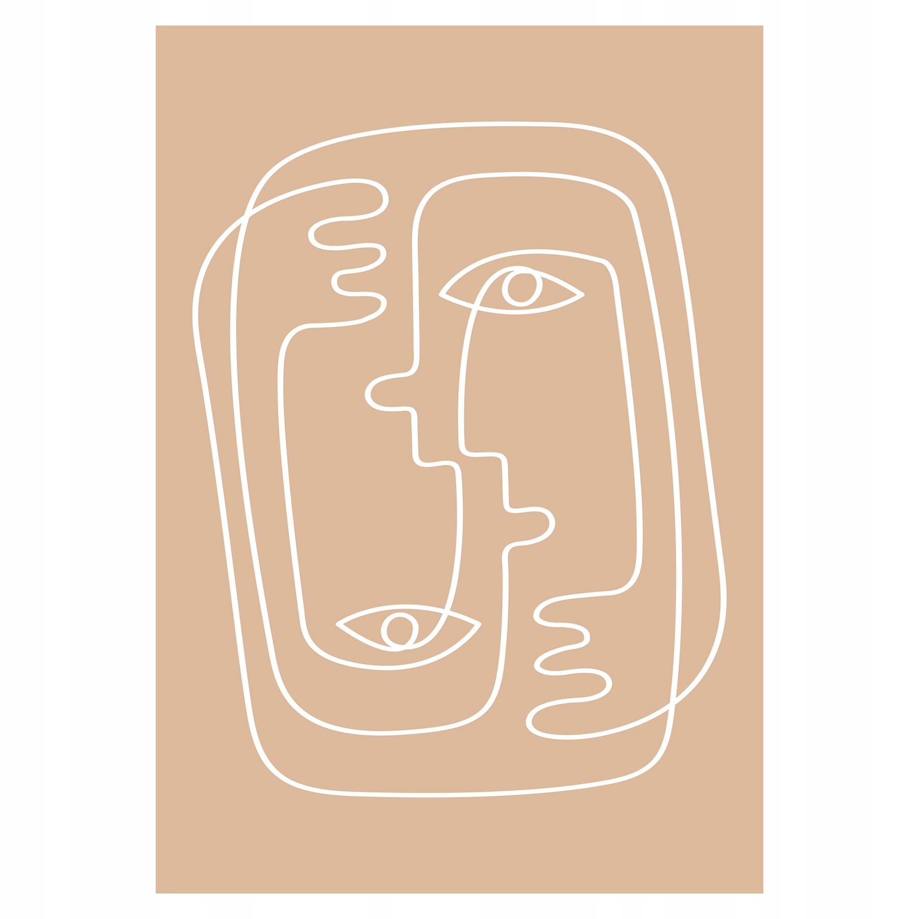 

Plakat 21x30 Picasso Kubizm Line Art N01