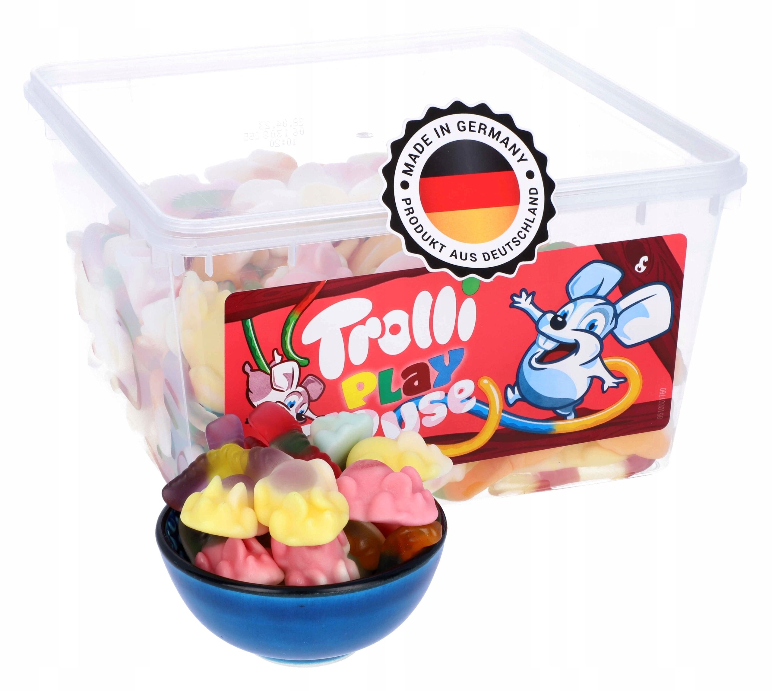 Trolli Żelki Myszy 75szt 1200g Myszki Mouse Playmouse Pianki Niemieckie Kod producenta 1201