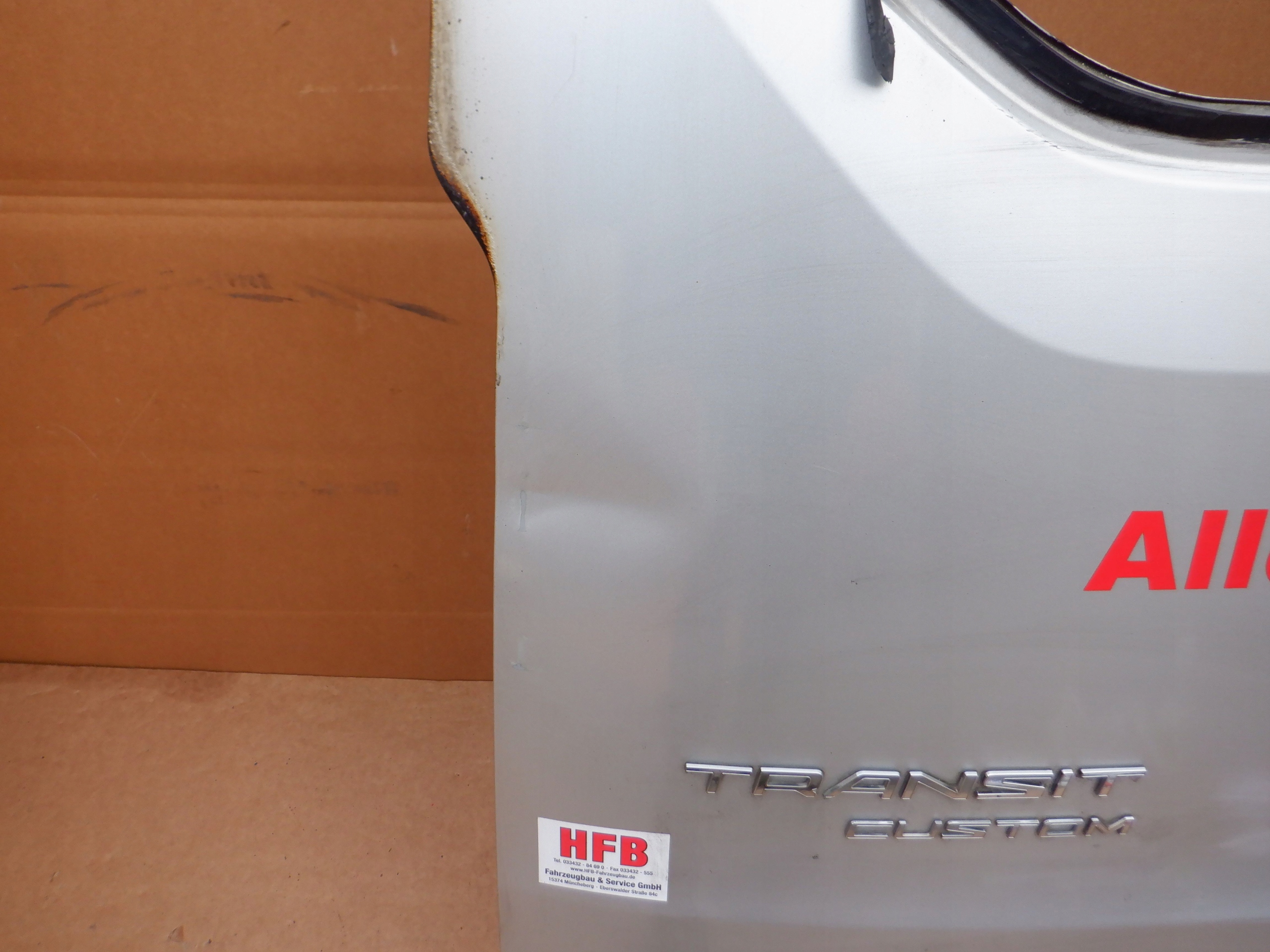DRZWI TYLNE LEWE FORD CUSTOM WYSOKI Kolor do lakierowania