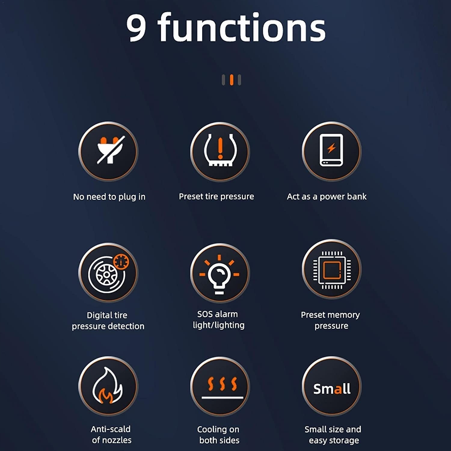 2 Pcs Elektryczna pompa do pompowania opon - Przen EAN (GTIN) 6922577205753