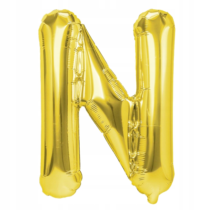 

Balon Foliowy złota litera N - 40 cm Litery Balony