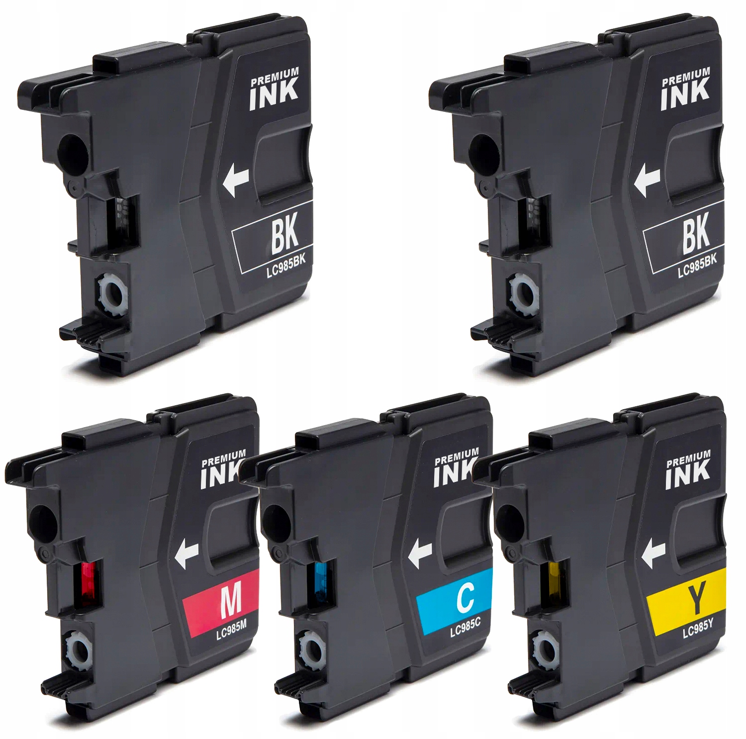 

5x Do Drukarki Brother DCP-J125 DCP-J315W LC985