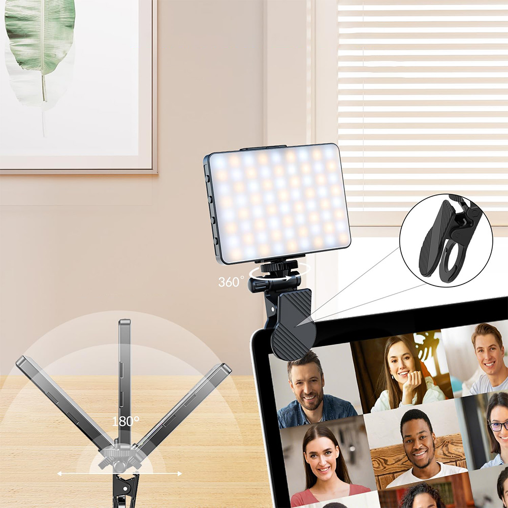 LAMPKA DO SELFIE TIK TOK VLOGóW MAKIJAŻU LED, OŚWIETLENIE DO VIDEO LIVE EAN (GTIN) 822565158558