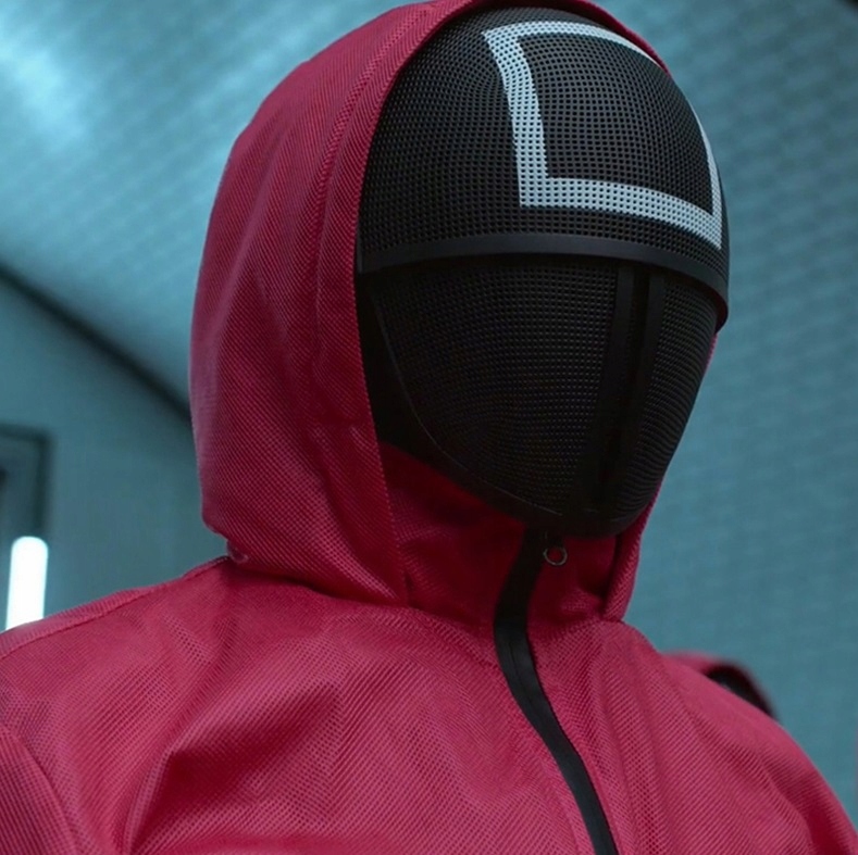 SQUID GAME COSPLAY MASKA KWADRAT KARNAWAŁ Typ maska