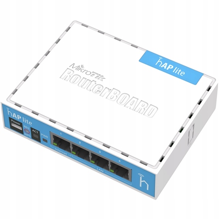 MikroTik RouterBOARD hAP-Lite RB941-2nD router bezprzewodowy Wi-Fi de