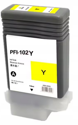 Tusz Do Canon PFI-102 Y 130ml iPF500 iPF700 iPF755 0898B001