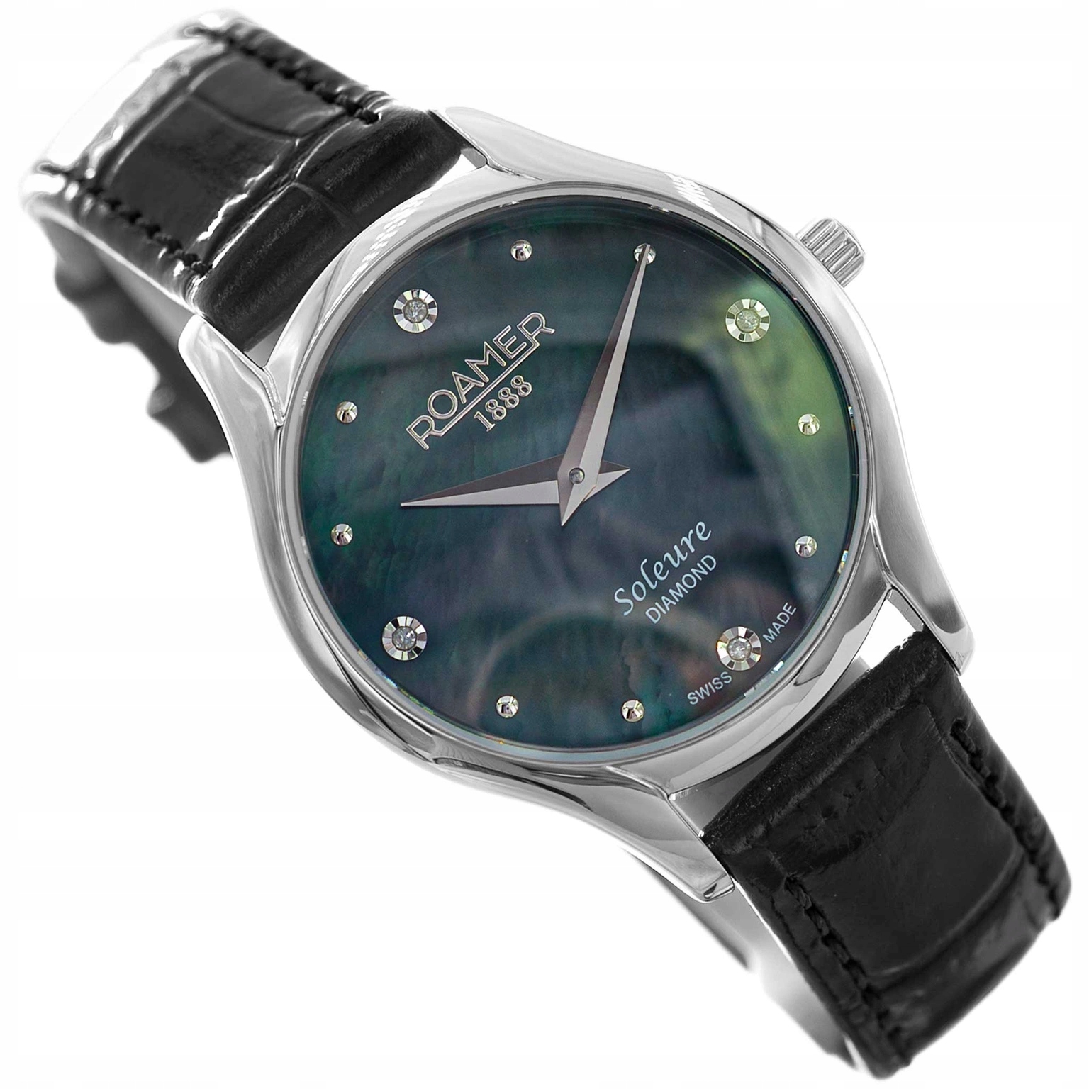Dámské Hodinky Roamer 547857 41 85 05 Soleure Diamond Safír Glamour