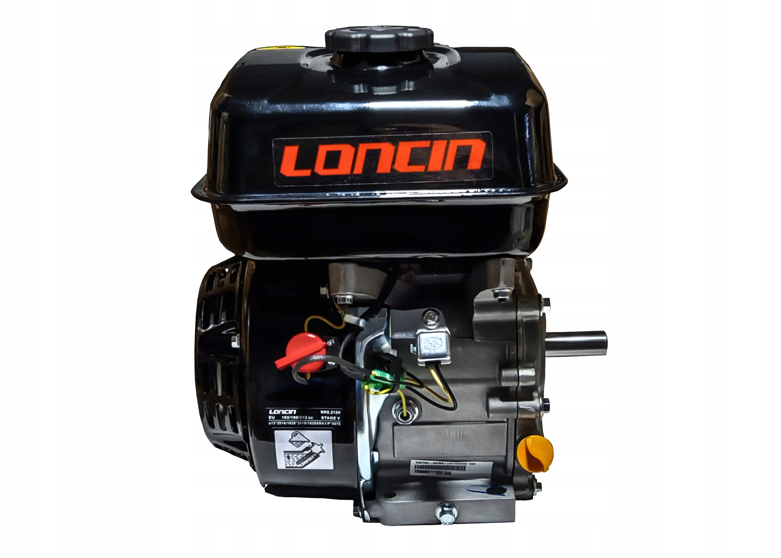 Silnik do zagęszczarki LONCIN G200 wał 20mm + OLEJ Typ silnik