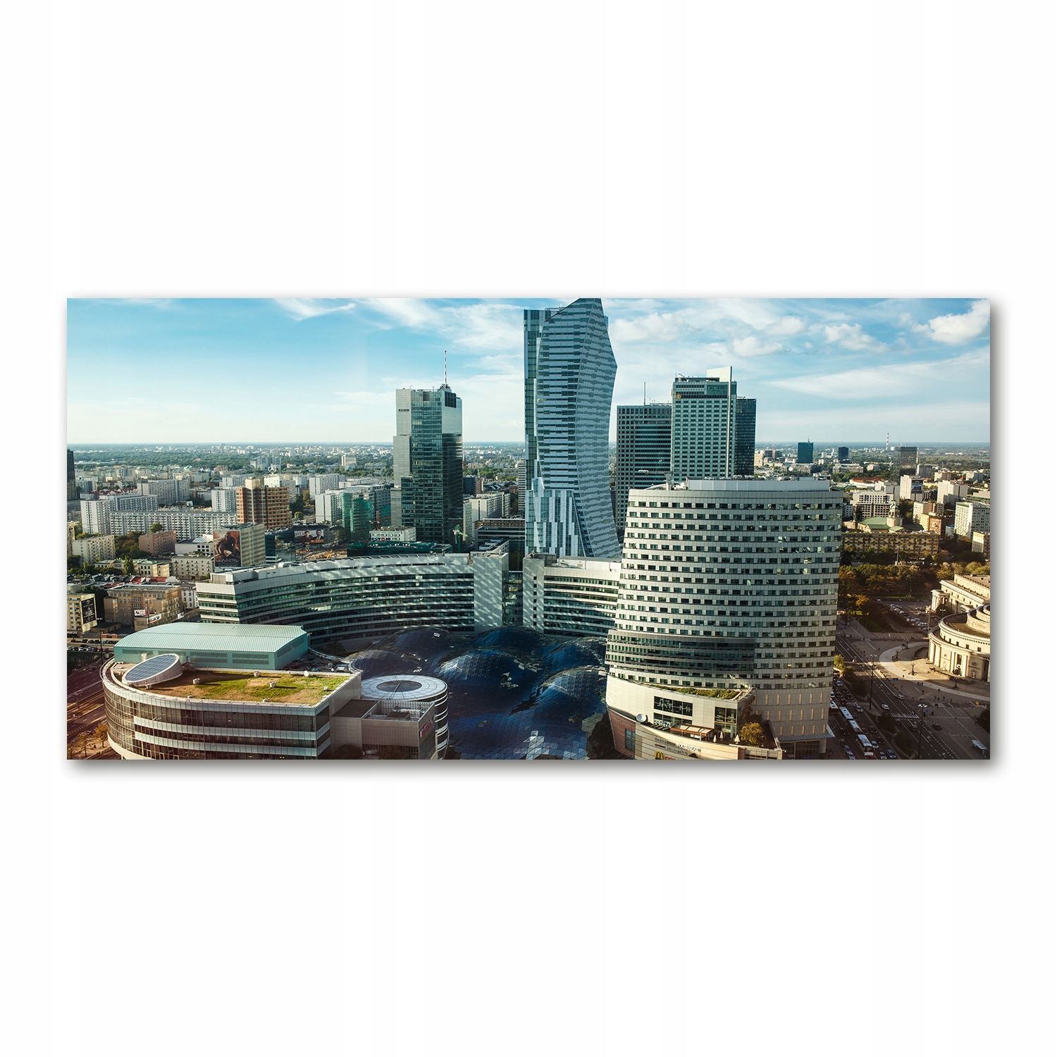 

Foto obraz na ścianę szklany Warszawa Polska140x70