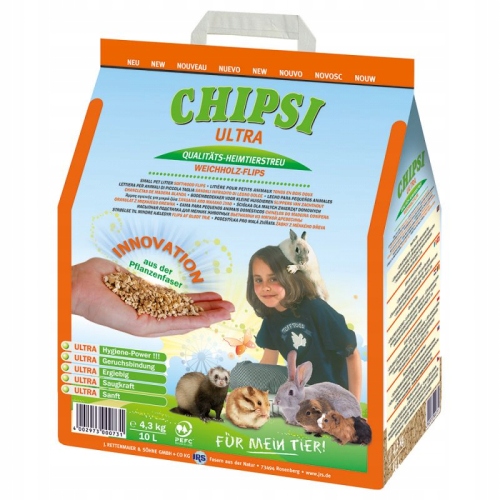 

Chipsi Ultra podłoże dla gryzoni i ptaków 10l