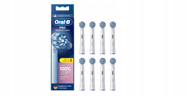 Końcówki Szczoteczki Oral-b Sensitive Clean (8 Szt.) Białe 8006540860649