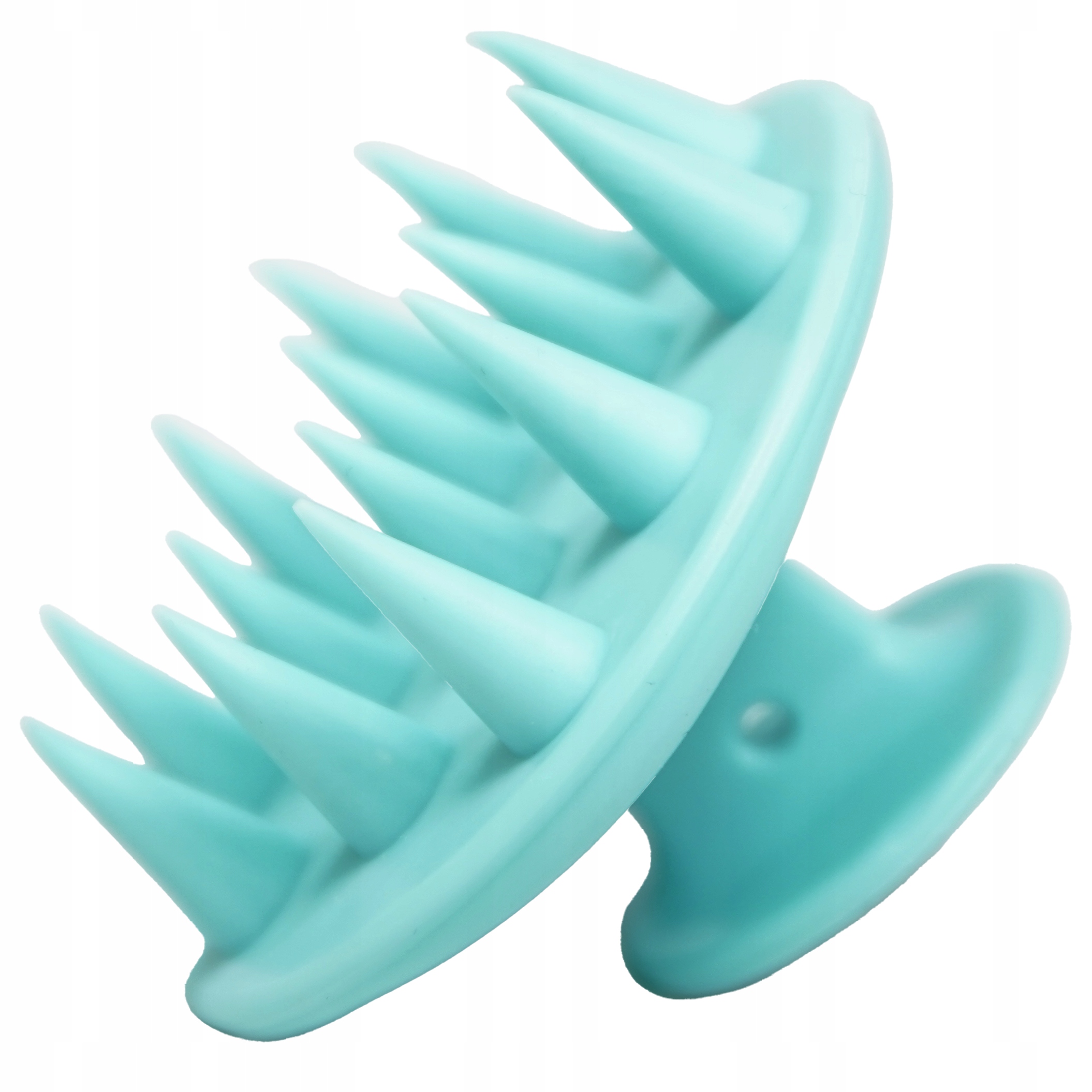 SZCZOTKA MASAŻER DO WCIERKI SKÓRY GŁOWY MYCIA WŁOSÓW ZIELONA